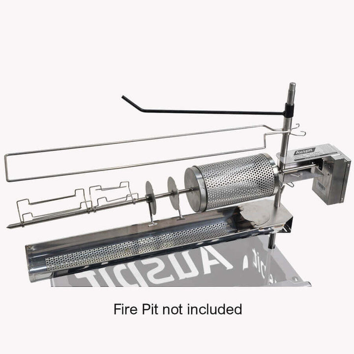 Auspit Gold | Portable Spit Rotisserie Package