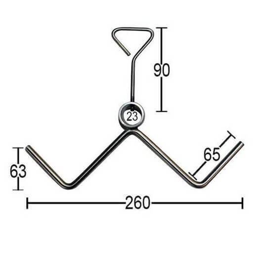 DIY BBQ Spit Rotisserie Set -The Heavy Duty Works with 30/60/120KG Motor by Flaming Coals