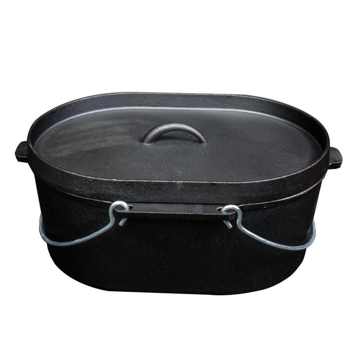 Preseasoned Oval Dutch Oven 10 quarts