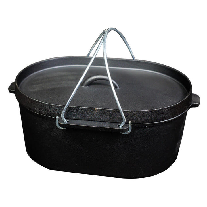 Preseasoned Oval Dutch Oven 10 quarts