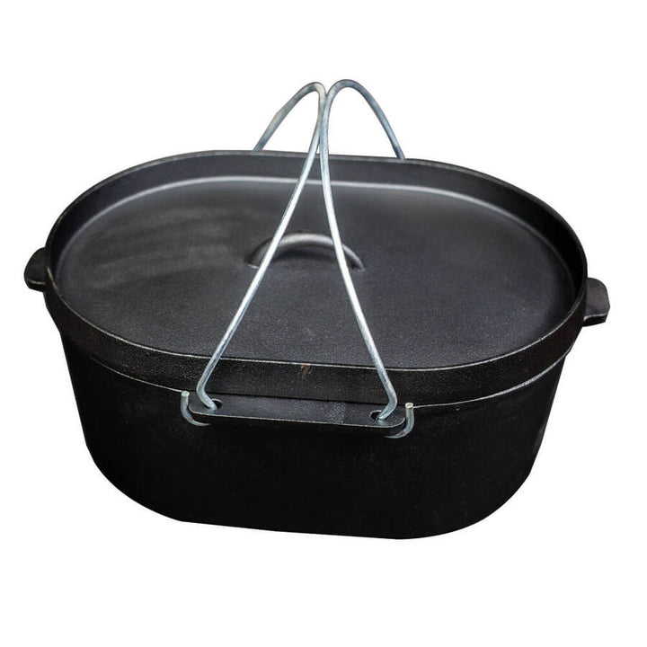 Preseasoned Oval Dutch Oven 10 quarts