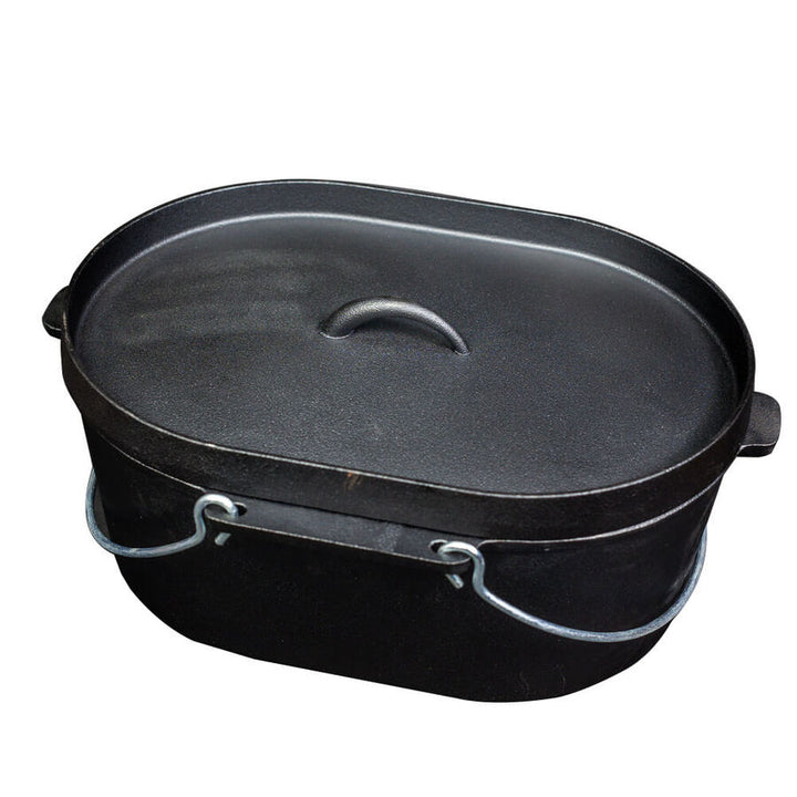 Preseasoned Oval Dutch Oven 10 quarts