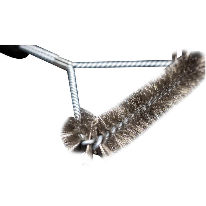 Flaming Coals Wire BBQ Grill Brush | Round Head Metal Bristles