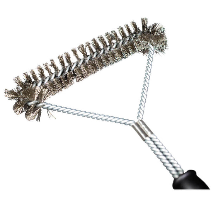 Flaming Coals Wire BBQ Grill Brush | Round Head Metal Bristles