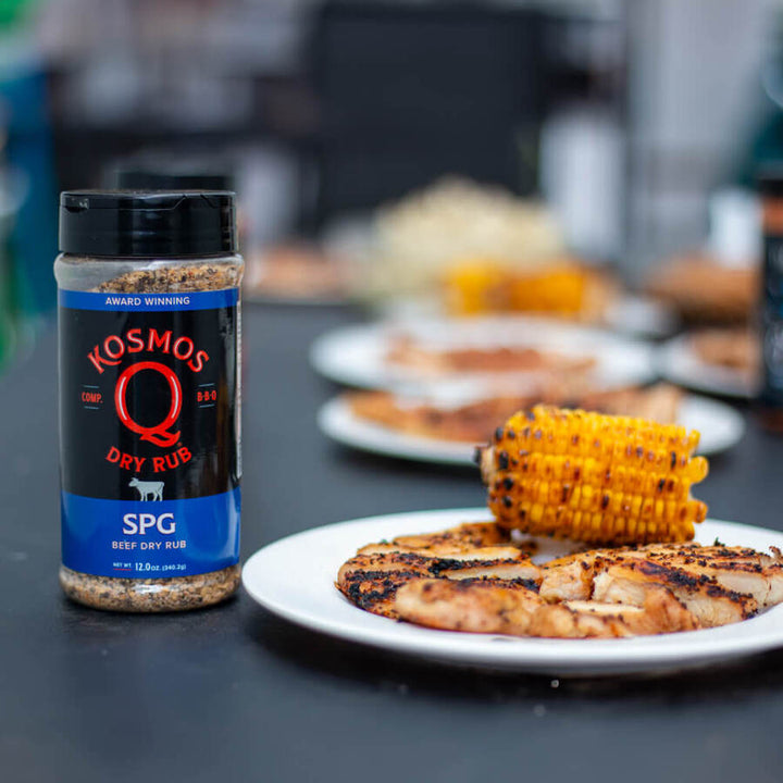 Kosmos Q SPG Rub (Salt Pepper Garlic) 340g