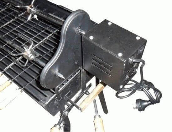 240v Motor Rotisserie for Cyprus Spit - 25kg Rated