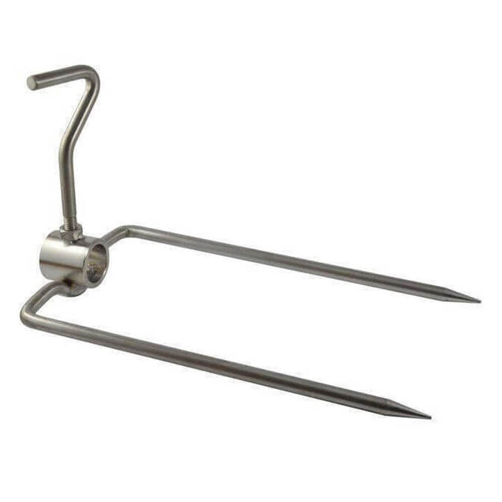 Spit Roaster Prong-Large Stainless Steel-22mm Round-(x2) - Flaming Coals