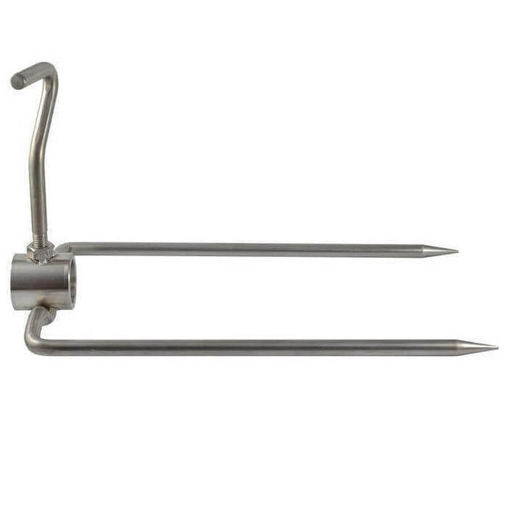 Spit Roaster Prong-Large Stainless Steel-22mm Round-(x2) - Flaming Coals